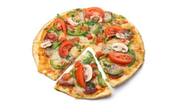 үйде салмақ жоғалтуға арналған диеталық пицца